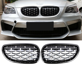 Решітка радіатора BMW E60 E61 стиль Diamond