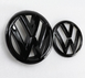 Комплект емблем фольксваген для VW Golf 6 , чорний глянець