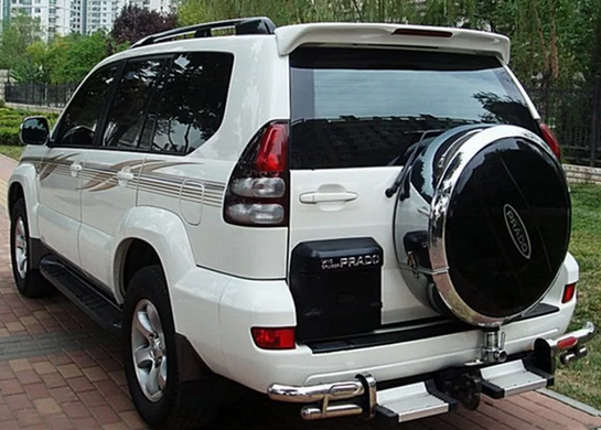Спойлер на Land Cruiser Prado 120 со стоп-сигналом