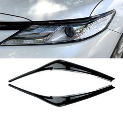 Вії на Toyota Camry 70 чорний глянець ABS-пластик
