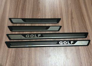 Накладки на пороги VOLKSWAGEN GOLF 7 под карбон