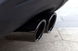Наконечники глушителя Audi A1 A3 A4 Q5 / VW Bora Polo Passat B7 CC Golf 6 7 Tiguan черные 7.5 см