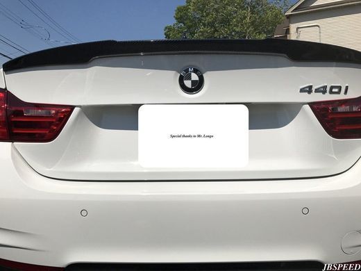 Спойлер багажника BMW 4 F32 стиль M4 (стеклопластик)