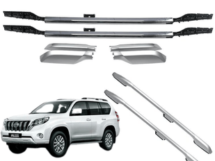 Рейлинги на крышу Toyota Land CRUISER PRADO 150 (2010-2023) хром