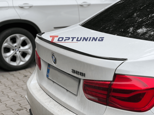 Спойлер BMW F30 стиль M3 чорний глянсовий (ABS-пластик)