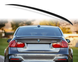 Спойлер BMW F30 стиль M3 чорний глянсовий (ABS-пластик)