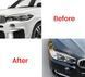 Реснички на BMW X5 F15 / X6 F16 под покраску ABS-пластик