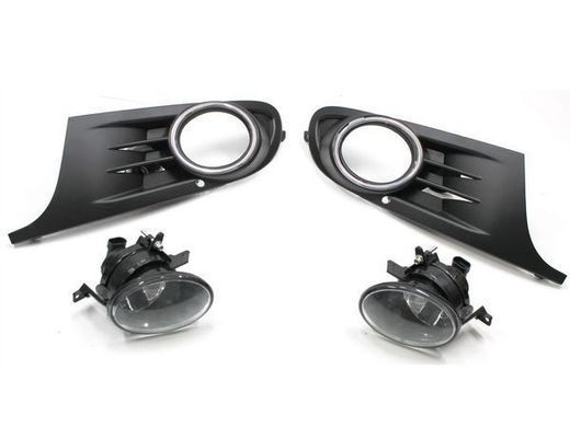 Противотуманные фары (Galogen) VW Golf 6, Tiguan с рамками (европа)