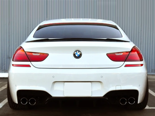 Cпойлер багажника BMW 6 серії F06 стиль M4 чорний глянсовий ABS-пластик