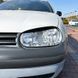 Накладки на фари, вії VW GOLF 4 чорний глянець (ABS-пластик)