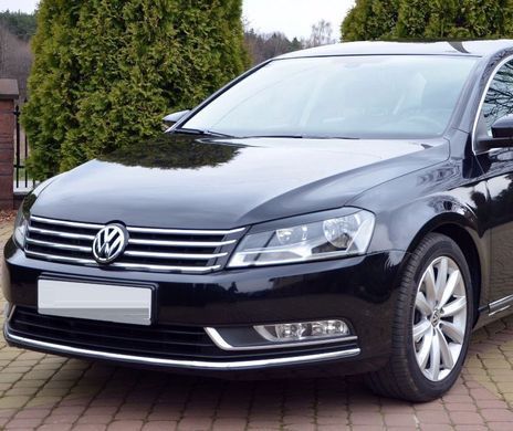 Вії (бровки) VW Passat B7 під покраску ABS-пластик (європейка)