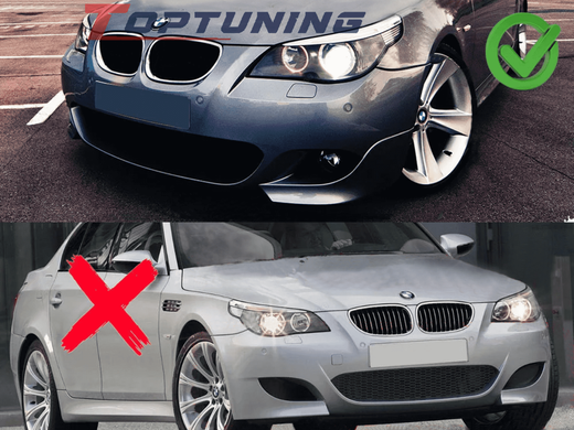 Накладка переднього бампера BMW 5 E60 E61 M-Tech