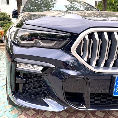 Накладки на фари, вії BMW X5 G05 під покраску ABS-пластик