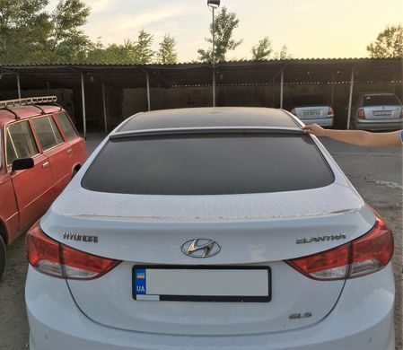 Козырек на стекло (бленда) Hyundai Elantra MD