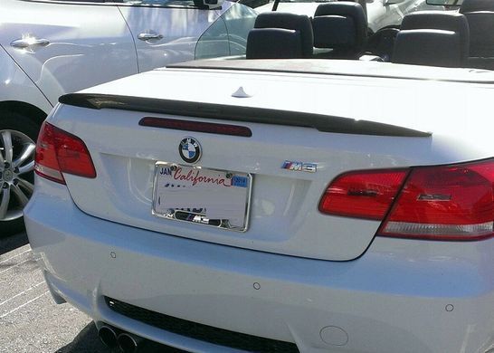 Спойлер багажника BMW 3 E93 стиль M Performance чорний глянсовий