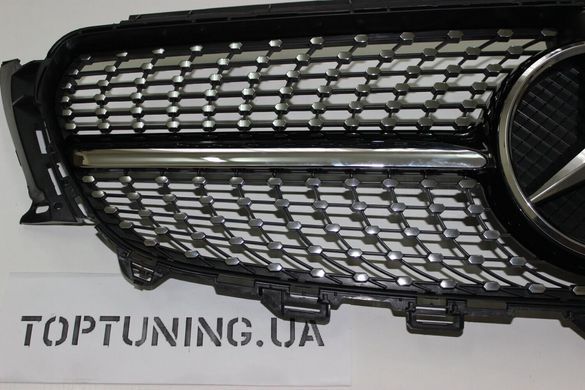 Решетка радиатора на MERCEDES W212 LCI в стиле Diamond (14-16 г.в.)