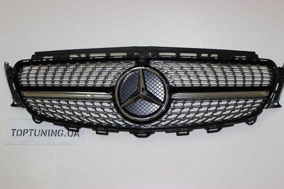 Решетка радиатора на MERCEDES W212 LCI в стиле Diamond (14-16 г.в.)