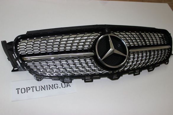 Решетка радиатора на MERCEDES W212 LCI в стиле Diamond (14-16 г.в.)