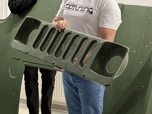 Решетка радиатора на HUMMER M998 HMMWV