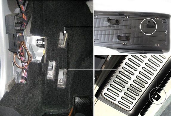 Накладки на педалі VVW Passat B6 / B7 /CC / R36 / Skoda Superb 2 (автомат)