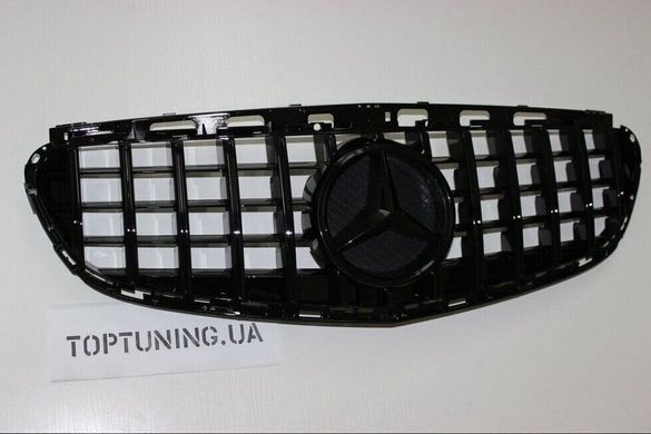 Решітка радіатора з зіркою на MERCEDES W212 в стилі GT (14-16 г.в.)