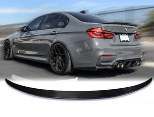Спойлер багажника BMW F30 стиль M-Performance в кольорі карбон