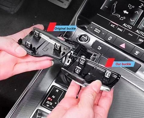 Ручка перемикання передач Audi A4 B9 A5 Q5 Q7 кришталь логотип S-Line