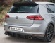 Накладка заднього бампера Volkswagen Golf 7 версія GTI з бічними спліттерами (2012-2016)