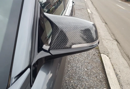 Накладки на дзеркала BMW F20 F21 F22 F23 F30 F31 F32 F33 F34 X1 E84 Performance під карбон