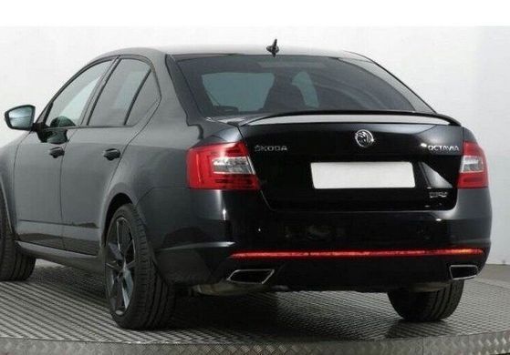 Спойлер багажника Шкода Октавія А7 стиль RS ABS-пластик