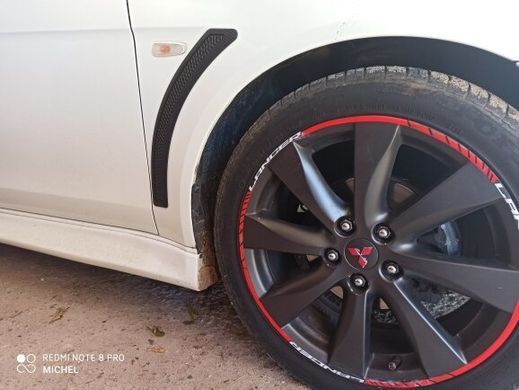 Накладки на крылья Mitsubishi Lancer X
