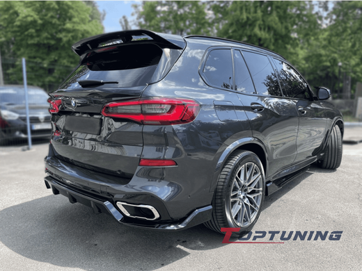 Спойлер Paradigma BMW X5 G05 черный глянцевый ABS-пластик (2019-...)
