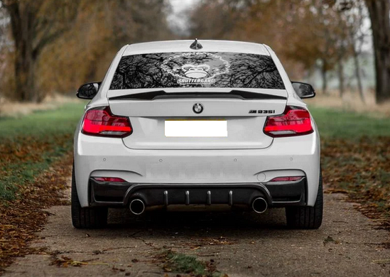 Спойлер BMW 2 F22 стиль M4, карбон