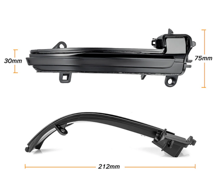 Динамічні повторювачі поворотів BMW F20 / F22 / F30 / F32 / X1 димчасті