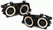 Оптика передня, фари BMW Е32 і е34 BLACK