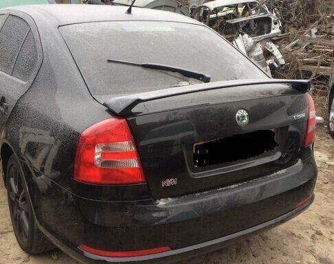 Спойлер багажника Skoda Octavia A5 стиль RS (ABS пластик)