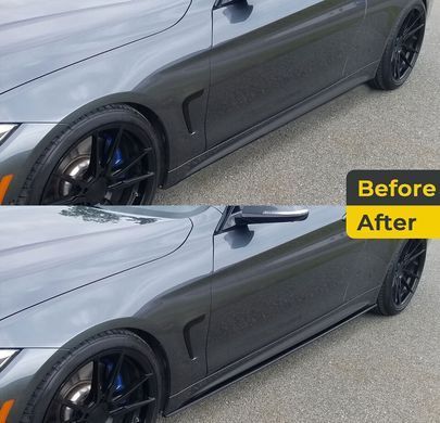 Накладки (диффузоры) порогов автомобиля BMW 3 серии E90,E92,E93