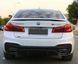 Cпойлер BMW G30 стиль Performance черный глянцевый ABS-пластик