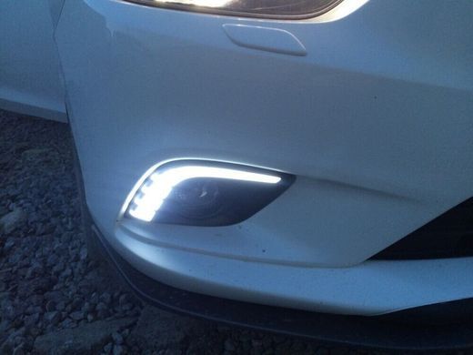 Рамки противотуманок Mazda 6, з DRL (2012-2015)