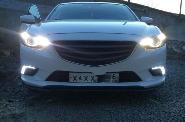 Рамки противотуманок Mazda 6, з DRL (2012-2015)