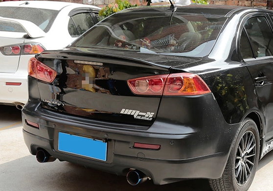 Спойлер багажника Mitsubishi Lancer X стиль Duck Tail (ABS-пластик)