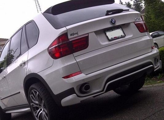 Накладка заднього бампера BMW X5 LCI, стиль Aero (10-13 р.в.)