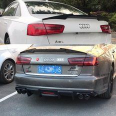 Спойлер AUDI A6 C7 стиль M4, карбон (11-14 р.в.)