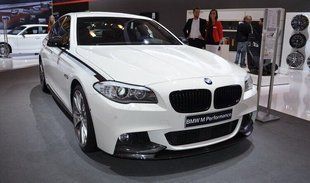 Накладка переднего бампера БМВ 5 F10 M-Tech Performance style (10-16 г.в.)
