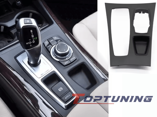 Накладка центральной панели салона BMW X5 E70 / X6 E71 E72 (2010-2014 г.в.)