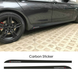 Наклейки на пороги BMW F10 F11 F01 F02 G30 Performance під карбон