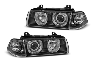 Оптика передня BMW E36, лінзованной фари
