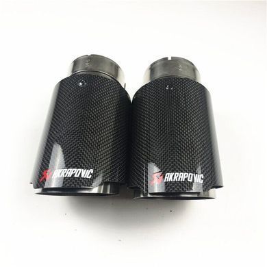 Насадка на глушитель AKRAPOVIC EVO карбон, глянцевая