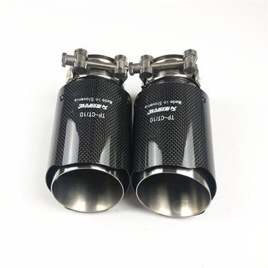 Насадка на глушитель AKRAPOVIC EVO карбон, глянцевая