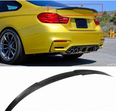 Спойлер BMW 4 F32 стиль M4, карбон